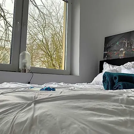 Μοτέλ Geroweiher Doppelbettzimmer Stadtmitte Mönchengladbach